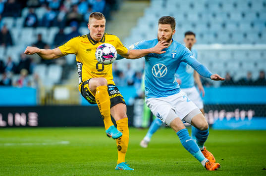 Elfsborgs Per Frick mot Malmö FFs Lasse Nielsen