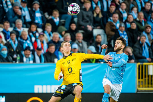 Elfsborgs André Ibsen Rømer mot Malmö FFs Erdal Rakip