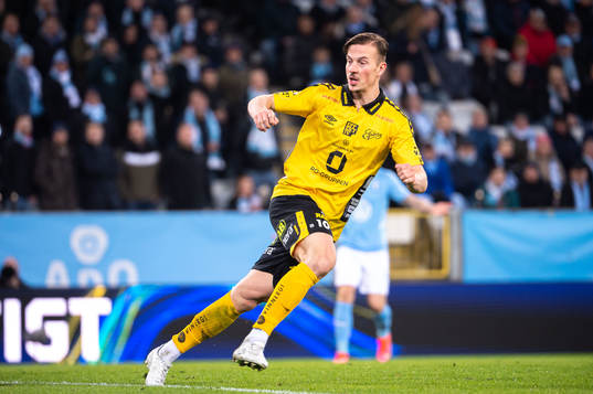 Elfsborgs Simon Olsson jublar