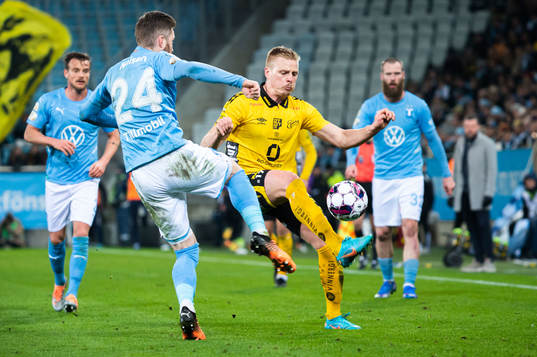Malmö FFs Lasse Nielsen och Elfsborgs Per Frick