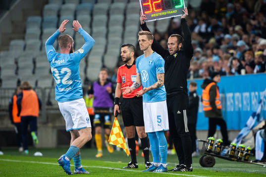 Malmö FFs Jo Inge Berget och Sören Rieks