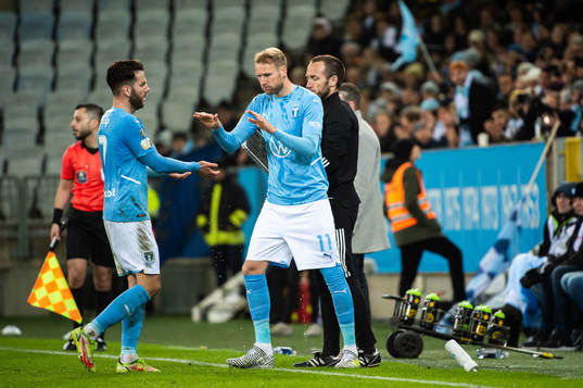 Malmö FFs Erdal Rakip och Ola Toivonen