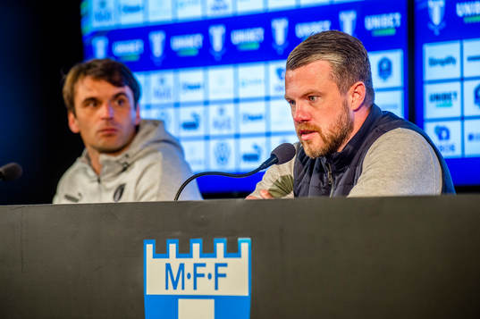 Malmö FFs tränare Milos Milojevic och Elfsborgs manager