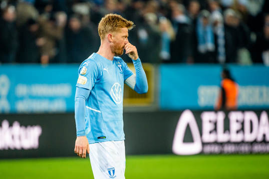 Malmö FFs Anders Christiansen deppar