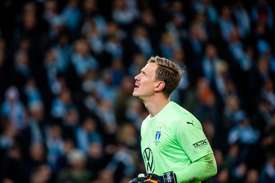 Malmö FFs målvakt Johan Dahlin