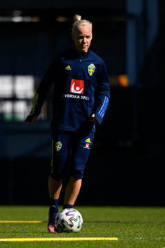 Caroline Seger of the Swedish women's national football team