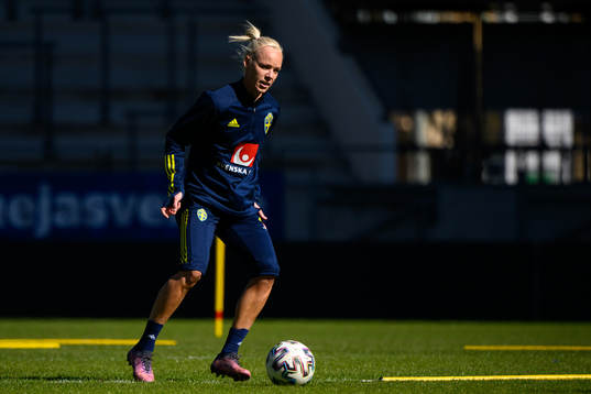 Caroline Seger of the Swedish women's national football team