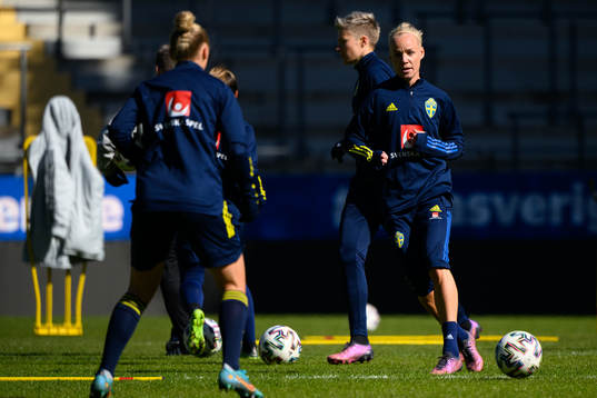 Caroline Seger of the Swedish women's national football team