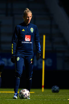 Sofia Jakobsson of the Swedish women's national football