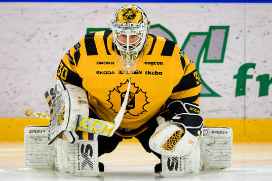 Skellefteås målvakt Gustaf Lindvall