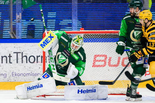 Färjestads målvakt Dominik Furch