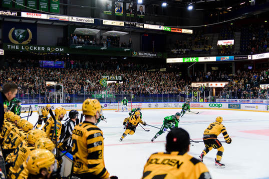 Färjestads och Skellefteås spelare
