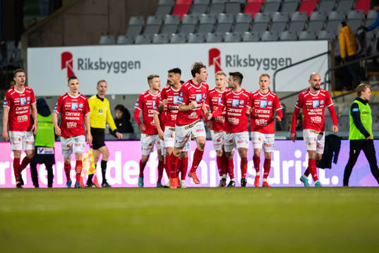 Norrbys spelare jublar