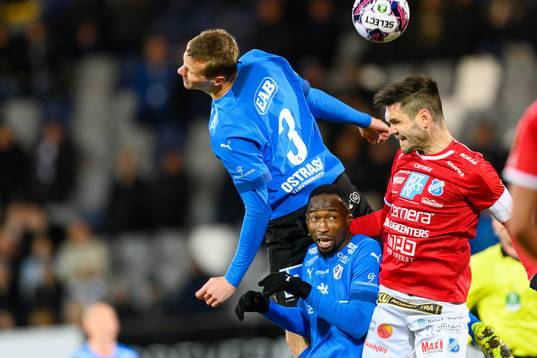 Halmstads Alexander Berntsson och Norrbys Ivo Dominik
