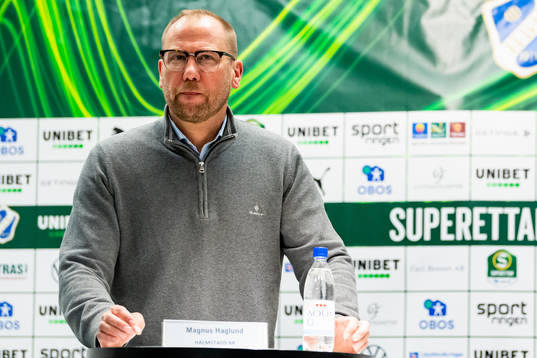 Halmstads manager Magnus Haglund