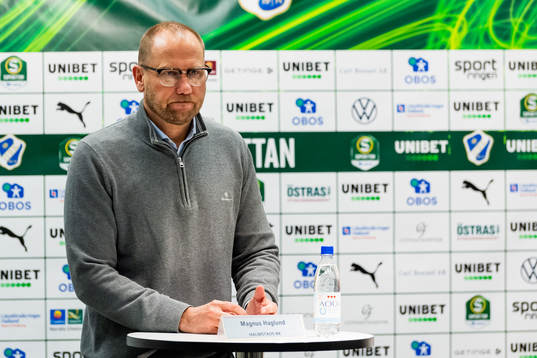 Halmstads manager Magnus Haglund