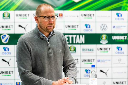 Halmstads manager Magnus Haglund