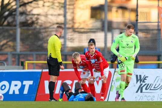 Halmstads Thomas Boakye har ont