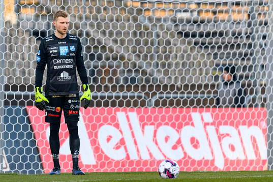Norrbys målvakt Anton Cajtoft