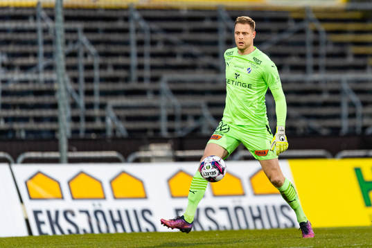 Halmstads målvakt Malkolm Nilsson Säfqvist