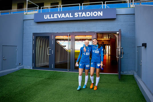 Karina Sævik and Ingrid Syrstad Engen of the Norwegian
