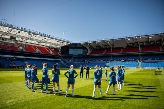Martin Sjögren, head coach of the Norwegian women's