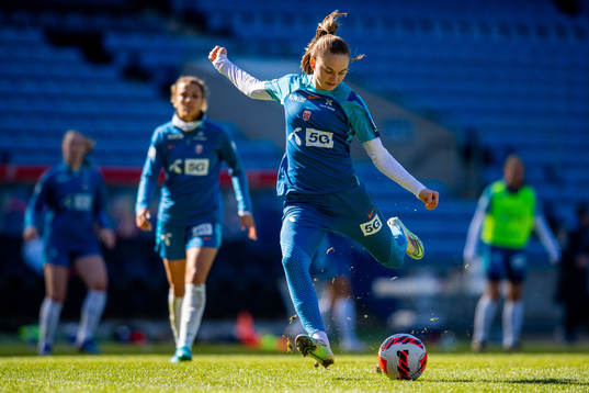 Vilde Hasund of the Norwegian women's national football team