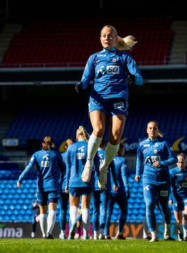 Guro Bergsvand of the Norwegian women's national football