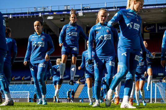 Tuva Hansen of the Norwegian women's national football team