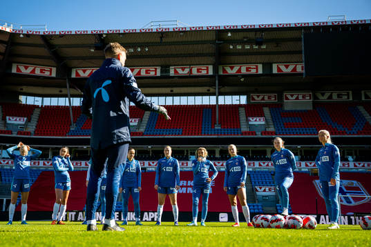 Martin Sjögren, head coach of the Norwegian women's