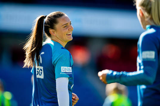 Vilde Bøe Risa of the Norwegian women's national football