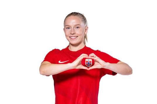 Thea Bjelde of the Norwegian women’s national football
