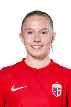 Thea Bjelde of the Norwegian women’s national football