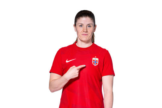 Maren Mjelde of the Norwegian women’s national football