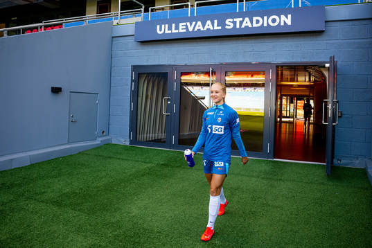 Amalie Eikeland of the Norwegian women's national football
