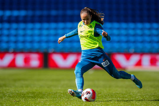 Guro Reiten of the Norwegian women's national football team