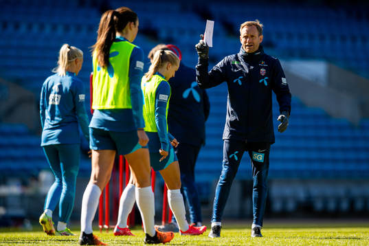 Martin Sjögren, head coach of the Norwegian women's