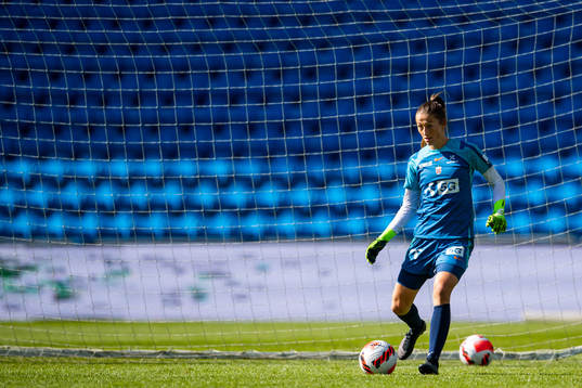 Goalkeeper Cecilie Fiskerstrand of the Norwegian women's