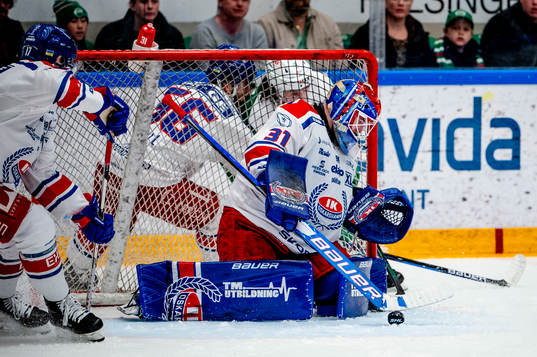 Oskarshamns målvakt Tim Juel