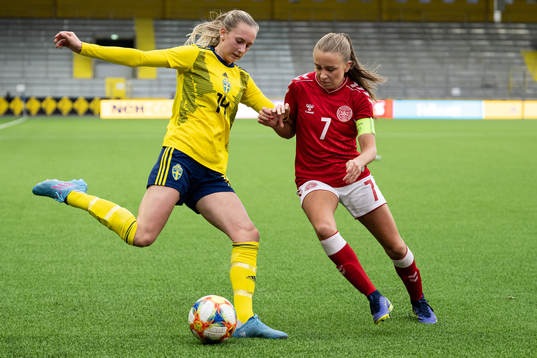 Sveriges Ellen Wangerheim och Danmarks Sarah Thygesen