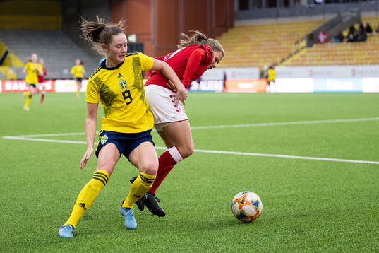 Sveriges Svea Rehnberg och Danmarks Signe Markvardsen