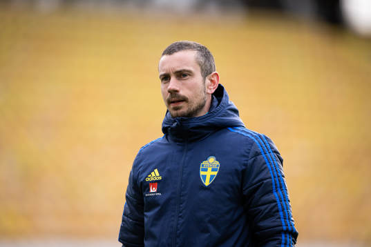 Sveriges målvaktstränare Erik Lundstedt