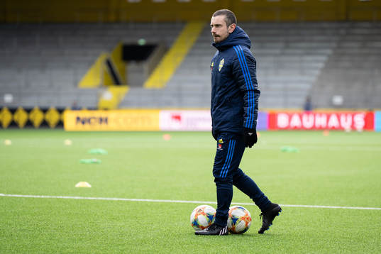 Sveriges målvaktstränare Erik Lundstedt