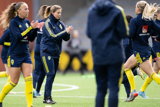 Sveriges fysansvarige Kristin Holm Geirsdottir