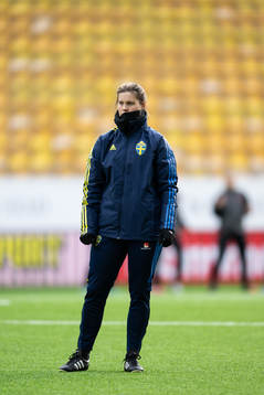 Sveriges fysansvarige Kristin Holm Geirsdottir