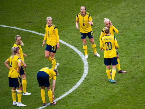 Linda Sembrant, Magdalena Eriksson, Caroline Seger and