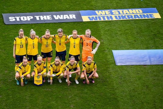 The starting eleven of Sweden