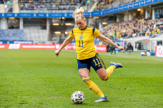 Stina Blackstenius of Sweden