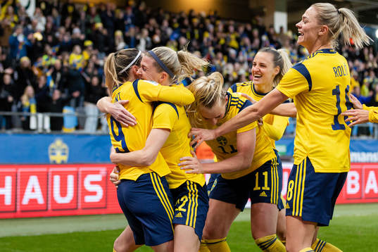 Kosovare Asllani, Olivia Schough, Stina Blackstenius ,