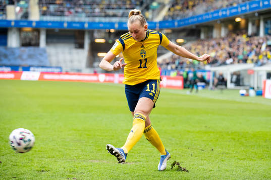 Stina Blackstenius of Sweden